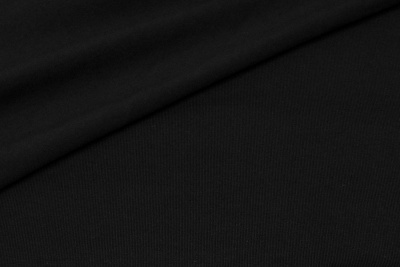 Кулир с лайкрой рулон компакт пенье однотонный черный siyah/900.029 165гр 184см